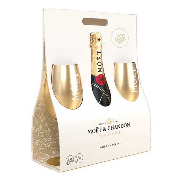 Moët & Chandon Imperial Brut + 2 Чаши | DRINKME.BG