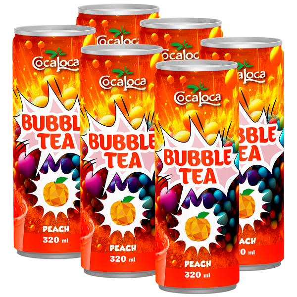 Coca Loca Bubble Tea Праскова | DRINKME.BG